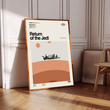 Star Wars Return of the Jedi Poster, Sci-fi Wall Art, Mid-Century Modern Art, Minimalist Print 4427313672 3924