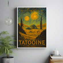 Star Wars Tatooine Travel Poster, Retro Travel Print, Bespin Hoth Endor A New Hope Empire Strikes Back, Star Wars Original Trilogy Prints2