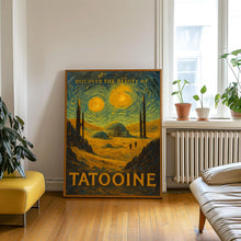 Star Wars Tatooine Travel Poster, Retro Travel Print, Bespin Hoth Endor A New Hope Empire Strikes Back, Star Wars Original Trilogy Prints2