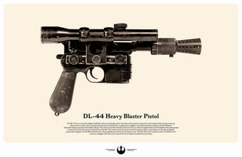 Star Wars Weapon Poster - Han Solo Blaster 221660507
