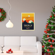 Star Wars Yavin IV Travel Poster, Star Wars Galaxy Posters, Star Wars Yavin Art Prints, Yavin IV Wall Art, Star Wars Gift, Star Wars Decor 1300422141