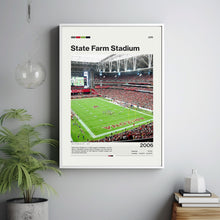 State Farm Stadium Poster, Arizona Cardinals Poster Print, NFL Stadium Poster, Football Fan Gift Print