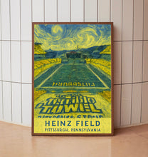 Steelers NFL  Heinz Field  11 x 17 inches  Black and White  Poster