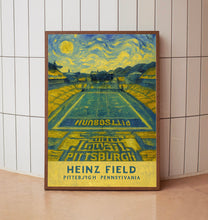 Steelers NFL  Heinz Field  Black and White  Poster