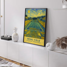 Steelers NFL  Heinz Field  Black and White  Poster