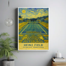 Steelers NFL  Heinz Field  Black and White  Poster