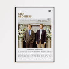 Step Brothers, Adam McKay, Retro Movie Poster, Custom Movie Poster Print 4421169972