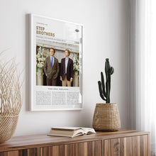 Step Brothers, Adam McKay, Retro Movie Poster, Custom Movie Poster Print 4421169972