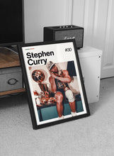 Stephen Curry Poster, Curry Golden State Warriors Wall Art, Framed NBA Print, Basketball Decor, Sports Artwork, Steph Curry 4363850202