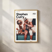 Stephen Curry Poster, Curry Golden State Warriors Wall Art, Framed NBA Print, Basketball Decor, Sports Artwork, Steph Curry 4363850202