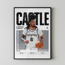 Stephon Castle #5 Poster San Antonio Basketball Wall Art