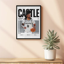 Stephon Castle #5 Poster San Antonio Basketball Wall Art