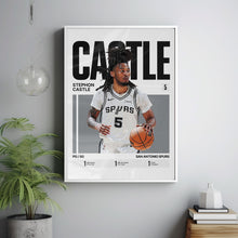 Stephon Castle #5 Poster San Antonio Basketball Wall Art