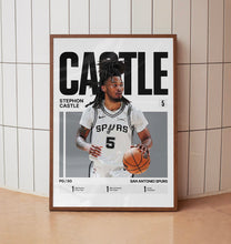 Stephon Castle #5 Poster San Antonio Basketball Wall Art