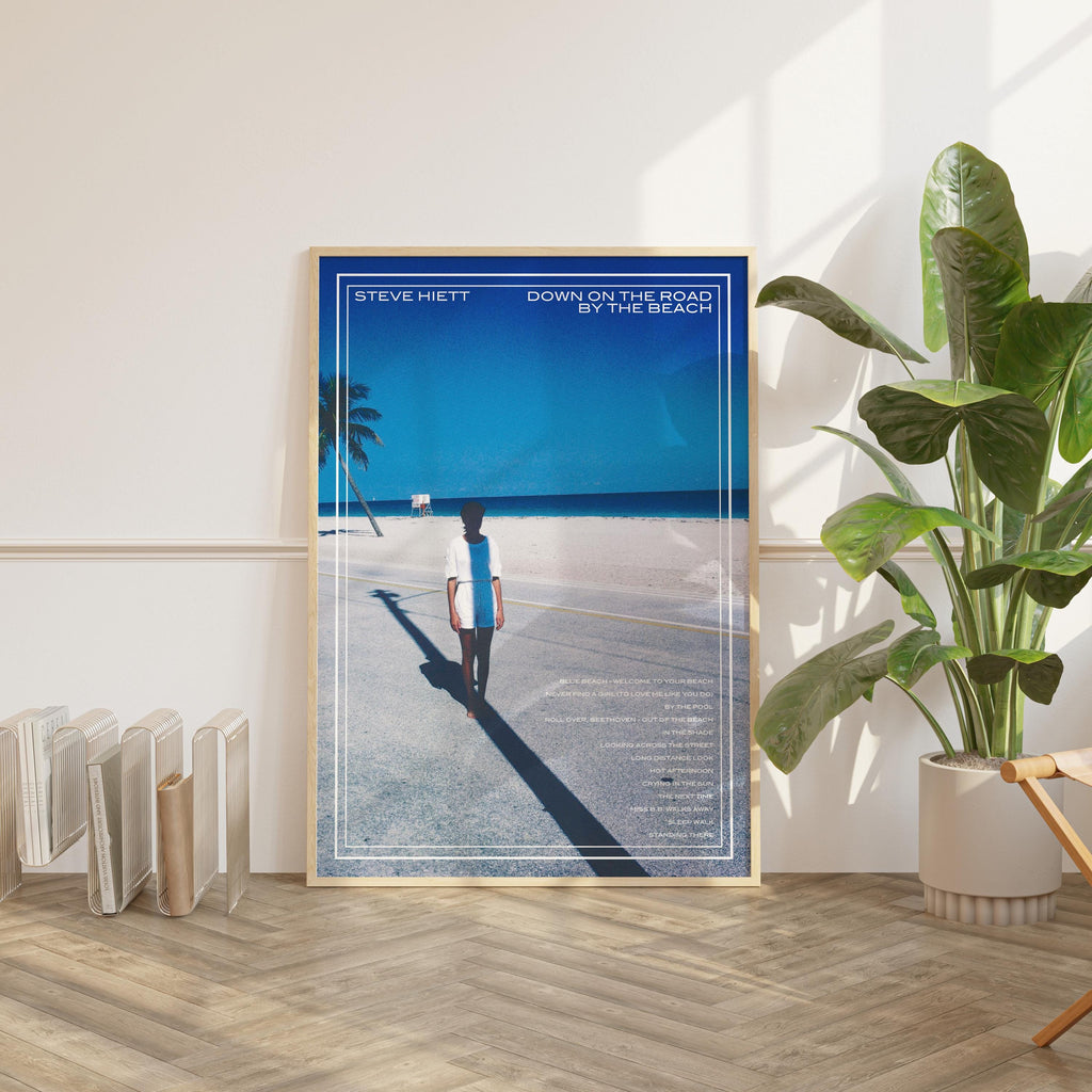 Steve Hiett 'Down on the Road by the Beach' Album Cover Poster