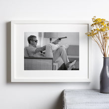 Steve McQueen Aiming a Pistol Revolver Print, Bullitt, Black and White Wall Art, Vintage Print, Photography Prints, Museum Quality Print 1606604330