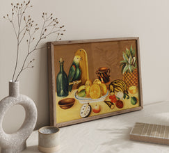 Still Life with parrot by Frida Kahlo print, Frida Kahlo exhibition poster, Frida Kahlo art wall decor, Frida Kahlo home decor, Gift Idea 1466561553