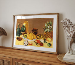 Still Life with parrot by Frida Kahlo print, Frida Kahlo exhibition poster, Frida Kahlo art wall decor, Frida Kahlo home decor, Gift Idea 1466561553