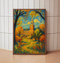 Stillwater Oklahoma Art Print, Oklahoma State University Poster, Illustrated College Town Decor