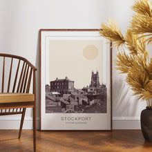 Stockport Poster Print, Stockport Travel Poster, Stockport Minimalistic Wall Art, Stockport, United Kingdom 1882438525