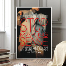 Stop Making Sense Movie Poster Talking Heads, Concert Film 1789330141