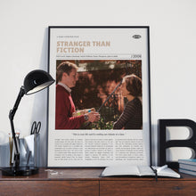 Stranger Than Fiction, Marc Forster, Retro Movie Poster, Custom Movie Poster Print 4421171069