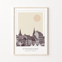 Strasbourg Poster Print, Strasbourg Travel Poster, Strasbourg Minimalistic Wall Art, Strasbourg, Grand Est, France 1868247162