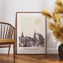 Strasbourg Poster Print, Strasbourg Travel Poster, Strasbourg Minimalistic Wall Art, Strasbourg, Grand Est, France 1868247162