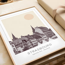 Strasbourg Poster Print, Strasbourg Travel Poster, Strasbourg Minimalistic Wall Art, Strasbourg, Grand Est, France 1868247162