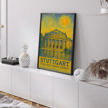 Stuttgart Poster Print, Stuttgart Travel Poster,1 Stuttgart Van Gogh Style Wall Art, Stuttgart, Baden-Württemberg, Germany