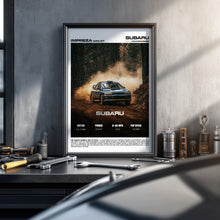 Subaru Impreza WRX STI GC8 Poster – JDM Rally Car Wall Art 4373664710