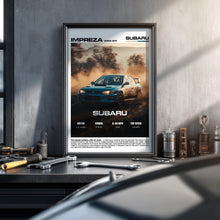 Subaru Impreza WRX STI Poster – JDM Rally Car Wall Art Print, Classic GC8 Turbo Poster for Garage, Office, or Living Room – Gift 4371066814