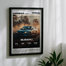 Subaru Impreza WRX STI Poster – JDM Rally Car Wall Art Print, Classic GC8 Turbo Poster for Garage, Office, or Living Room – Gift 4371066814