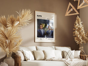 Suits Tv Series Poster, NYC Lawyers Story Suits Alternative Print Poster, Gabriel Macht and Patrick J. Adams Poster, Movie Wall Decor 1889767709