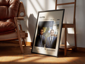 Suits Tv Series Poster, NYC Lawyers Story Suits Alternative Print Poster, Gabriel Macht and Patrick J. Adams Poster, Movie Wall Decor 1889767709