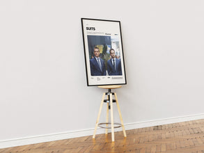 Suits Tv Series Poster, NYC Lawyers Story Suits Alternative Print Poster, Gabriel Macht and Patrick J. Adams Poster, Movie Wall Decor 1889767709