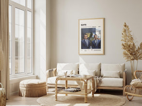 Suits Tv Series Poster, NYC Lawyers Story Suits Alternative Print Poster, Gabriel Macht and Patrick J. Adams Poster, Movie Wall Decor 1889767709