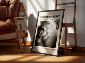 Sunset Boulevard Poster, William Holden Poster, Gloria Swanson Poster, Billy Wilder Film Sunset Boulevard Print, Cult Movie Wall Art Idea 4330554841