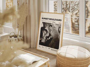 Sunset Boulevard Poster, William Holden Poster, Gloria Swanson Poster, Billy Wilder Film Sunset Boulevard Print, Cult Movie Wall Art Idea 4330554841