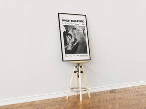 Sunset Boulevard Poster, William Holden Poster, Gloria Swanson Poster, Billy Wilder Film Sunset Boulevard Print, Cult Movie Wall Art Idea 4330554841