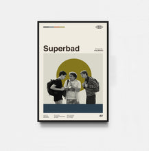Superbad Movie Poster - Superbad Print, Movie Poster, Midcentury Art, Minimalist Art, Retro Poster, Vintage Poster 1816718143