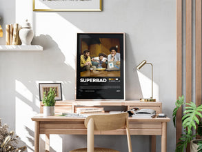 Superbad Poster, Jonah Hill, Retro Movie, Comedy Film, Seth Rogen, Print Art 4429588718