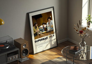 Superbad Poster, Jonah Hill, Retro Movie, Comedy Film, Seth Rogen, Print Art 4429588718
