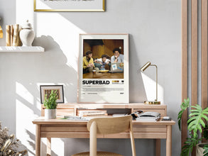 Superbad Poster, Jonah Hill, Retro Movie, Comedy Film, Seth Rogen, Print Art 4429588718