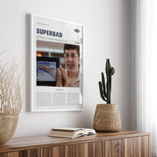 Superbad, Greg Mottola, Retro Movie Poster, Custom Movie Poster 4421169738