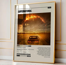Supernatural TV Show Poster – Winchester Brothers Fan Art, Paranormal Drama Wall Decor, Horror Series Print, Dark Fantasy Gift 4333459846