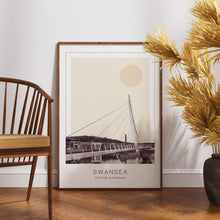 Swansea Poster Print, Swansea Travel Poster, Swansea Minimalistic Wall Art, Swansea, United Kingdom 1868249464
