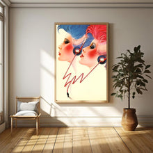 Syd Brak 80s Fashion Canvas Print Retro Wall Art 1807745656