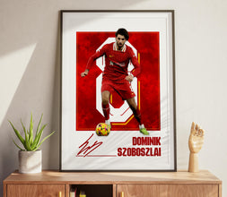 Szoboszlai Poster Liverpool Football Poster Gift, Soccer Fan Wall Art 4392479696
