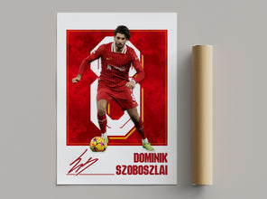 Szoboszlai Poster Liverpool Football Poster Gift, Soccer Fan Wall Art 4392479696